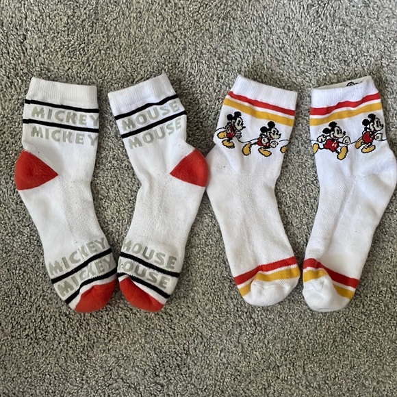 Disney retro inspired Mickey Mouse crew socks - 2 pairs of disney crew socks - Picture 1 of 5